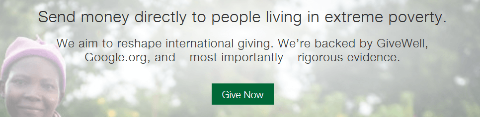 Slogan de Givedirectly
