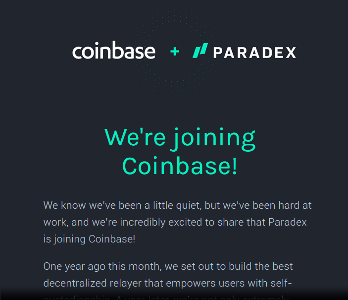 Coinbase-Paradex