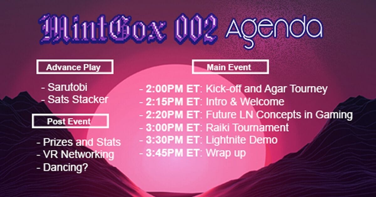 Magic Internet Gathering Agenda
