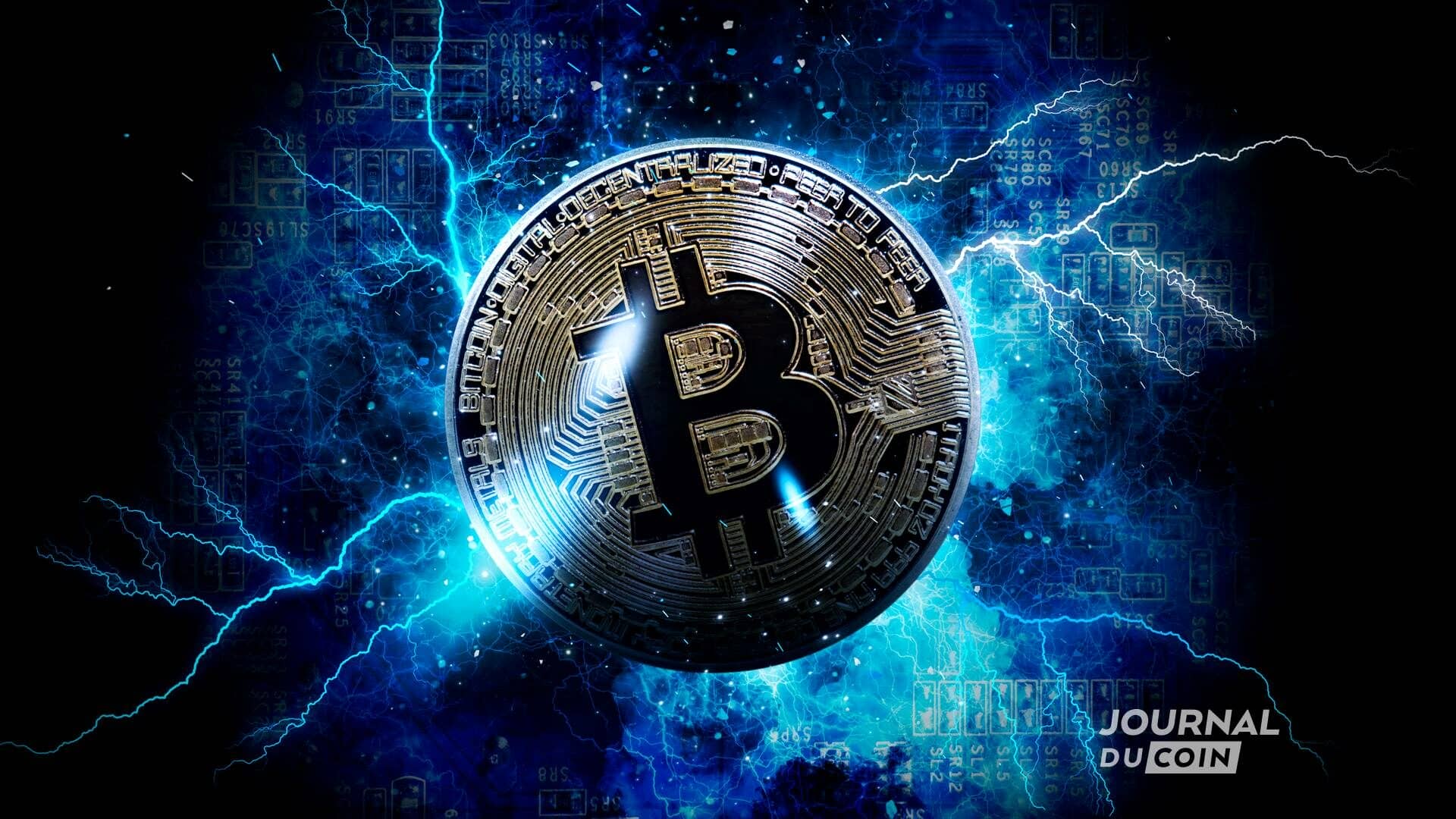 Bitcoin interconnecté à des éclairs