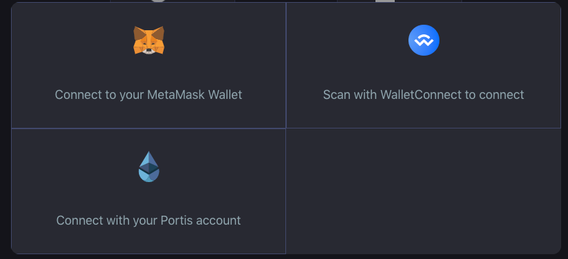 Liste des différent choix de wallets utilisable sur balancer
