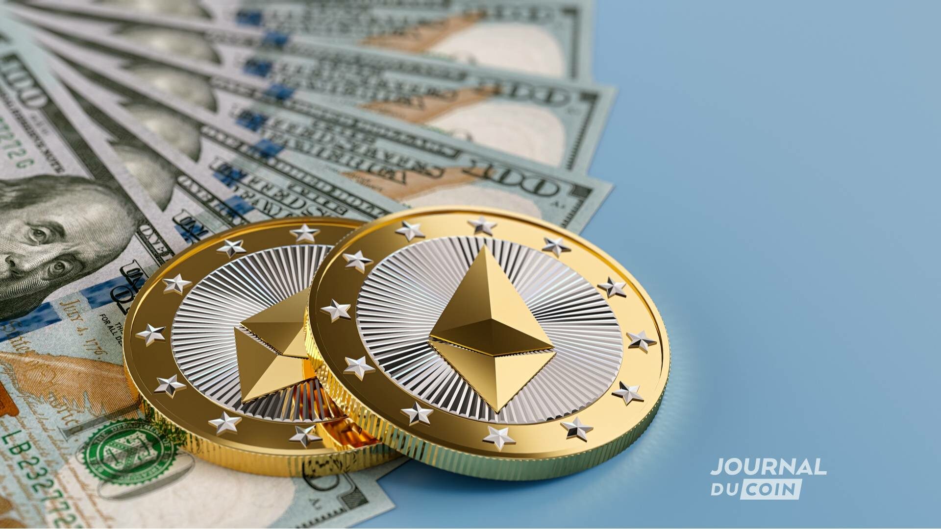 Ethereum face aux dollars.