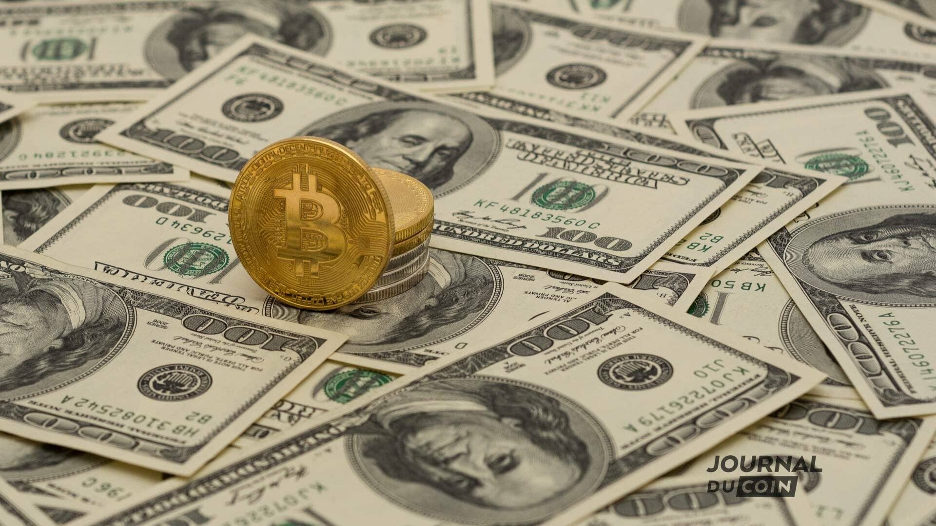 Des bitcoins sur des tonnes de dollars