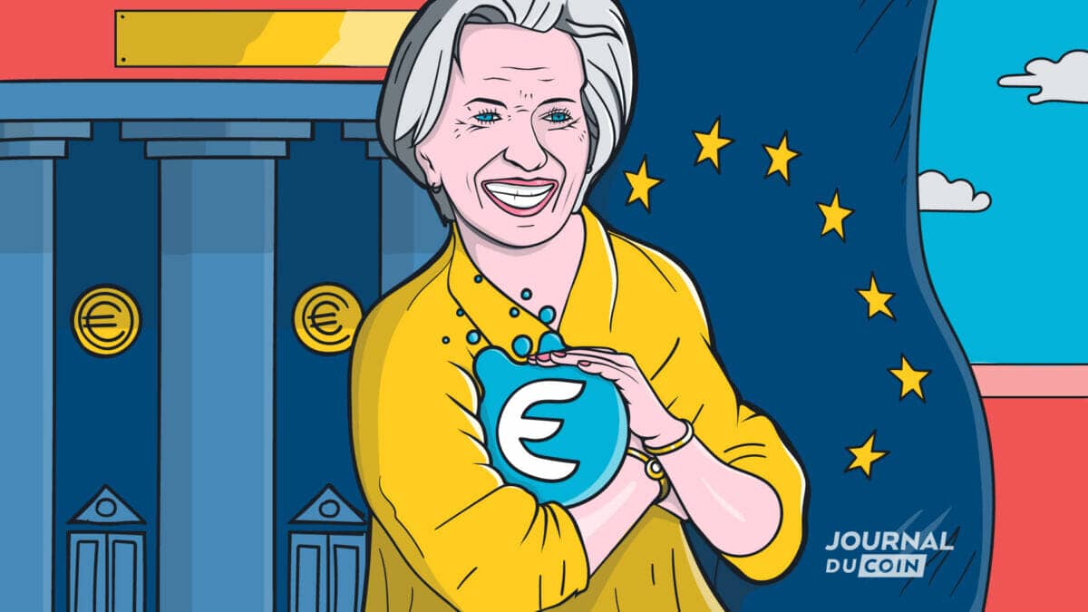 Christine Lagarde défend l'euro numérique de la Banque Centrale Européenne