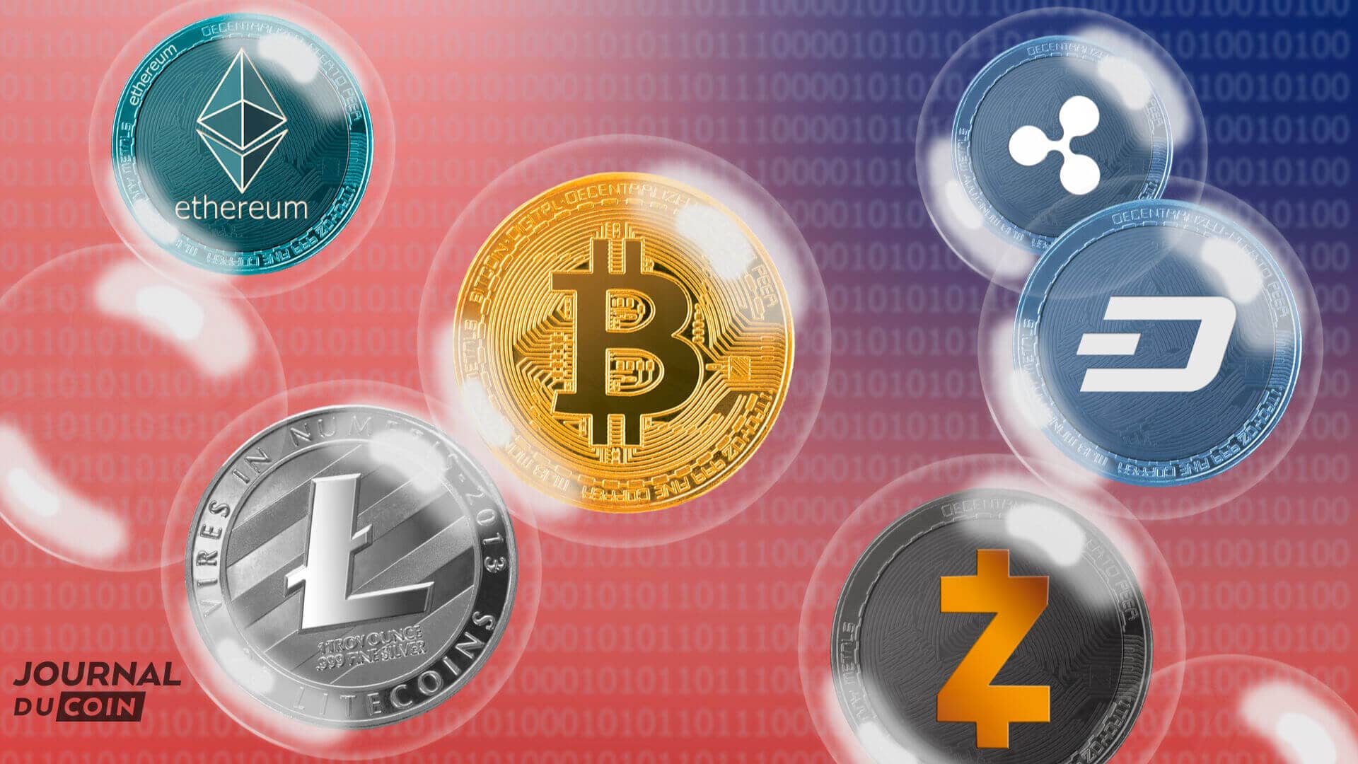 Trading de cryptomonnaies : Bitcoin (BTC), Ethereum (ETH), Dash, Ripple (XRP), Litecoin (LTC), Zcash (ZEC).