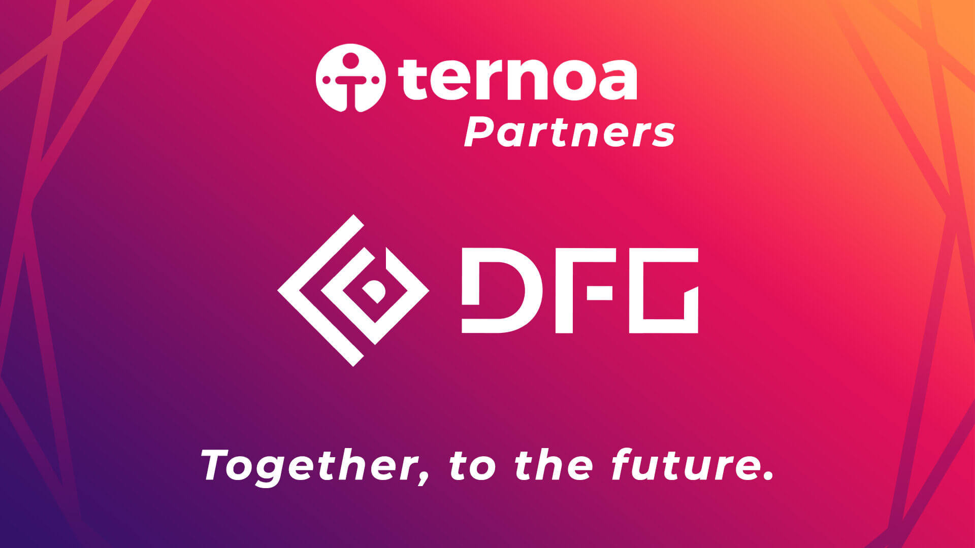 Un nouveau partenaire pour Ternoa prend place, il s'agit de DFG