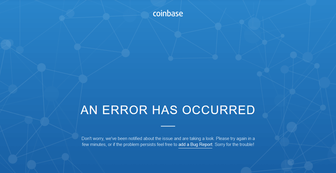 Coinbase, incapable de tenir la charge lors d'un krach de Bitcoin