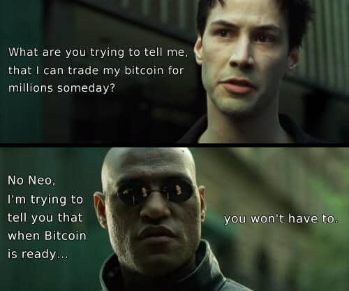 Bitcoin Morpheus Neo Meme
