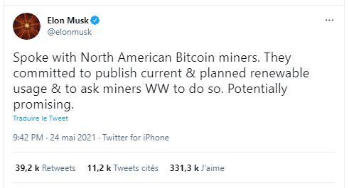 Elon Musk Bitcoin mining council