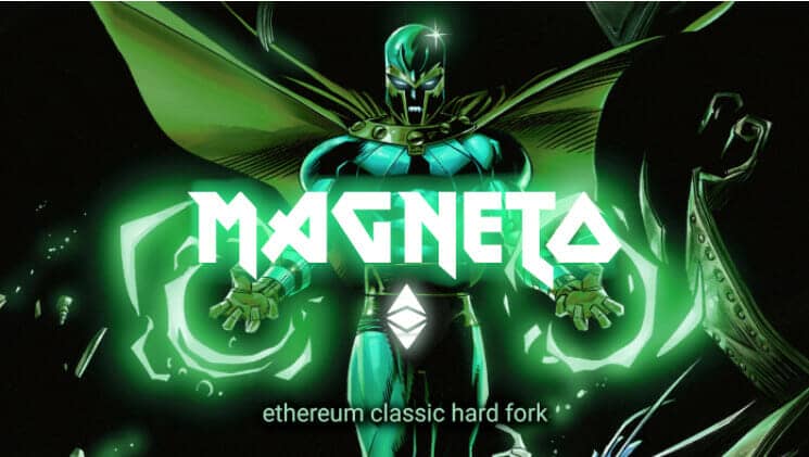 Annonce du hard fork « Magneto » par Ethereum Classic - Source : Medium