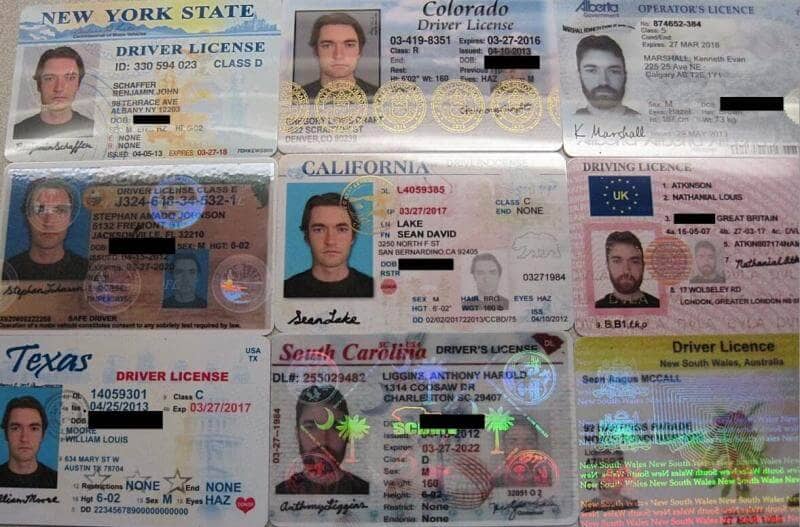 Faux papiers d'identité interceptés par le CBP
