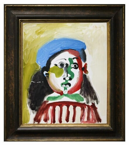 Le tableau « Fillette au béret » de Pablo Picasso qui sera vendu sous forme de NFT