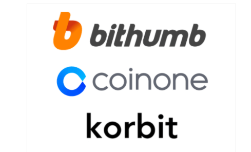 3 des principaux exchanges de cryptomonnaies sud-coréens : Bithumb, Coinone, Korbit, qui ont obtenus des accords des banques avant la date limite. 