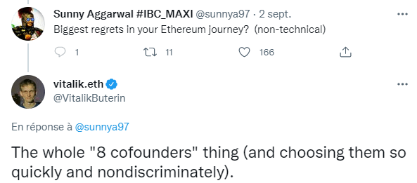 Le plus grad regret de Buterin concernant Ethereum 