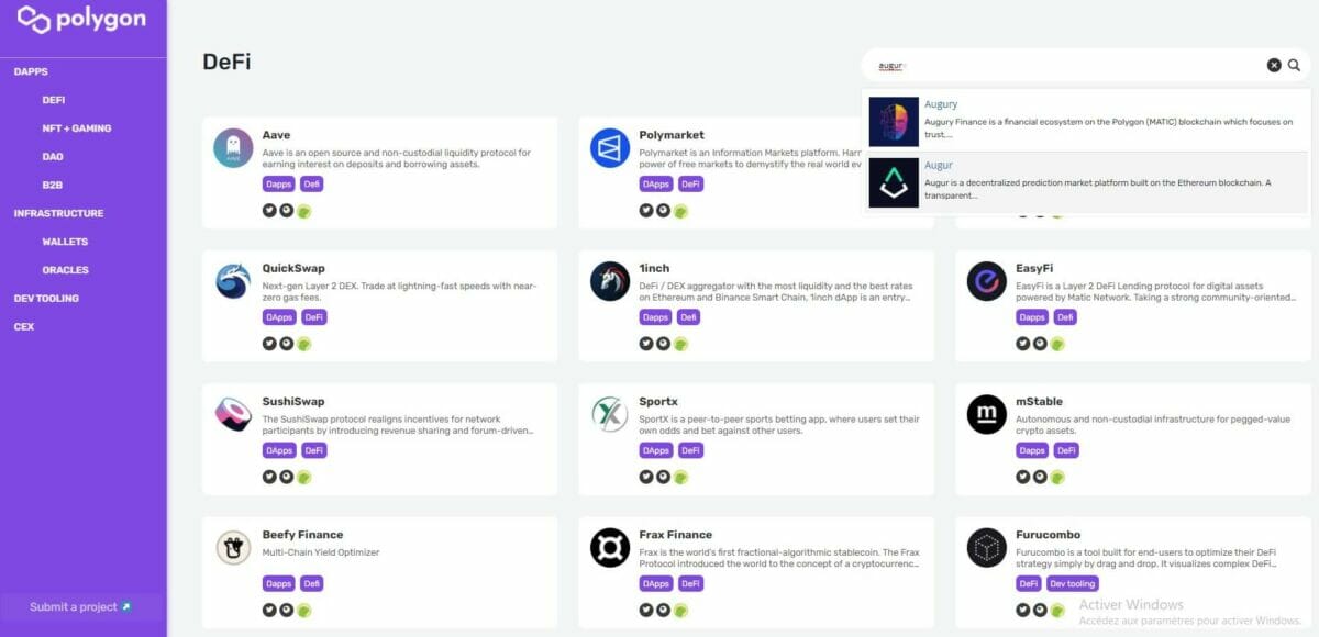 Polygon - MATIC - Ethereum - dApps