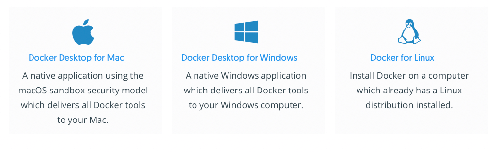 Téléchargement de votre version de Docker Desktop