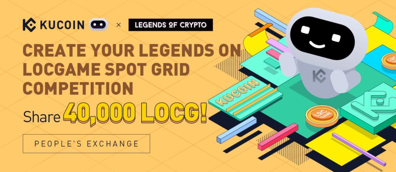 L'exchange Kucoin organise une compétition de trading sur la pool dédiée au $LOCG, le token natif de legends of crypto