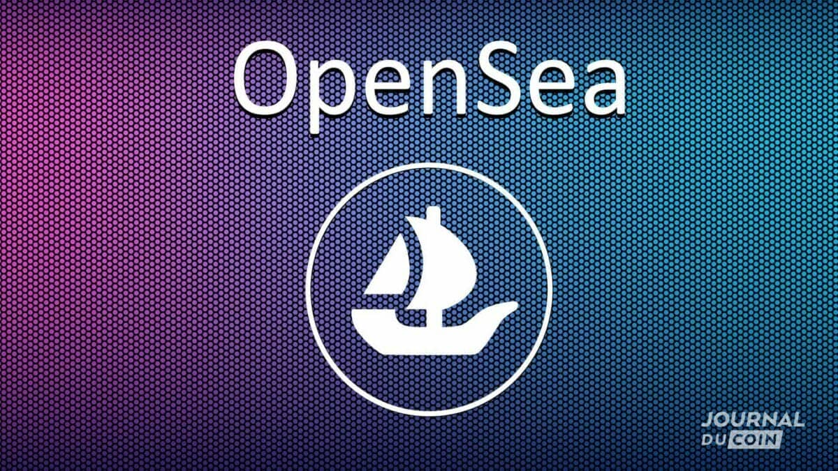 Image représentant le logo de la plateforme d'échange de NFT OpenSea