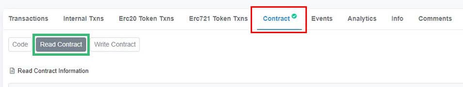 etherscan makersplace read contract