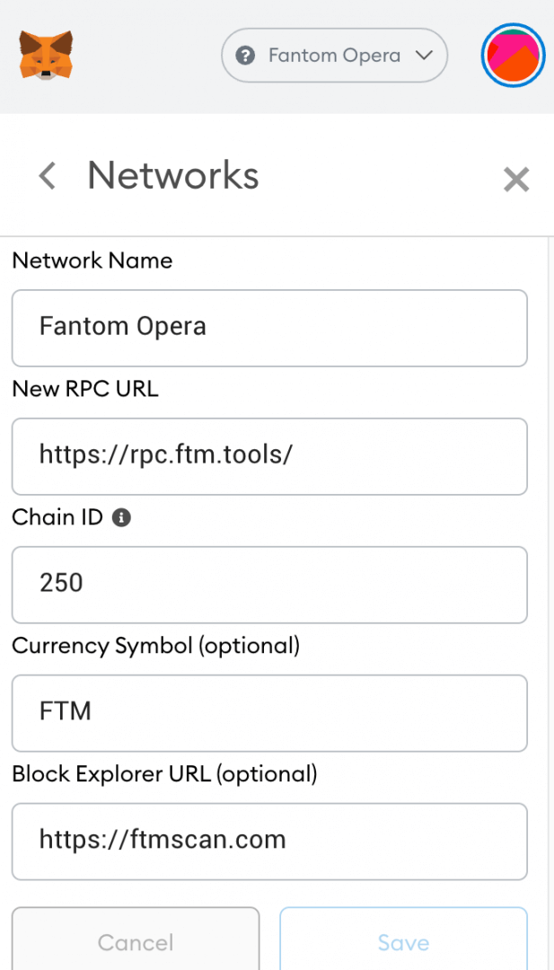 SpookySwap DEX hat Fantom Opera Metamask-Informationen zur Anmeldung hinzugefügt