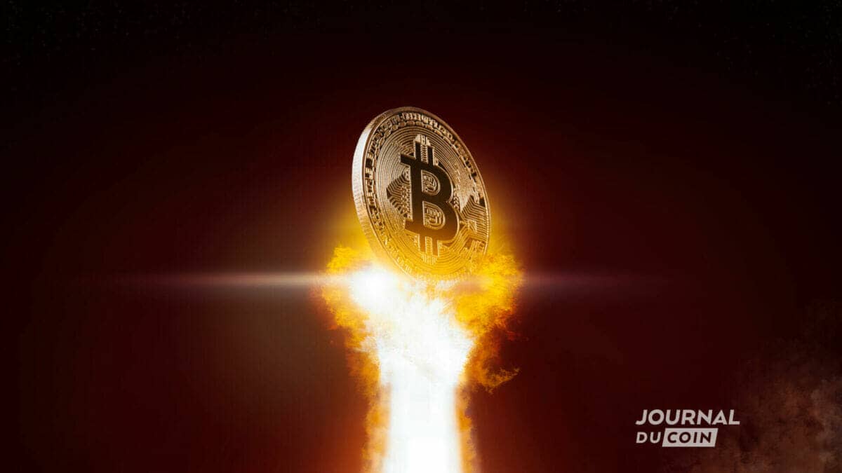 Bitcoin qui s'enflamme