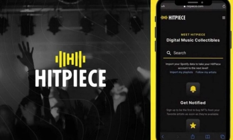 La plateforme HitPiece devait vendre aux enchères des NFT et rémunérer les artistes. Finalement elle n'avait aucun droit de la faire et des musiciens se sont insurger contre leur façon de faire.
