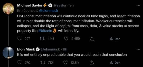 Elon Musk a donné des conseils à sa communauté sur Twitter pour résister à l'inflation qui plombe l'économie mondiale.