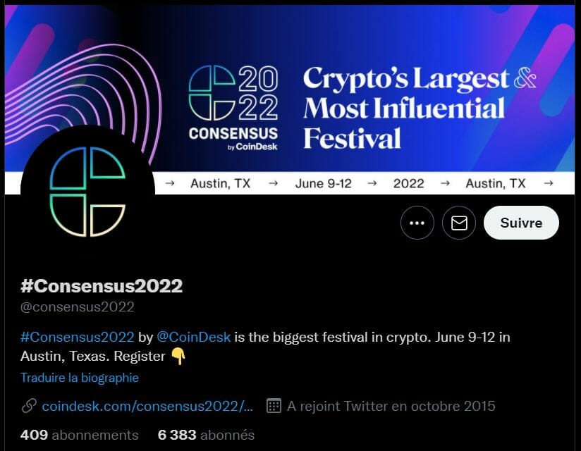 Le festival Consensus est un des plus grands rassemblement crypto du monde ! Des intervenants réputés pour une programmation énorme. Un RDV à ne pas manquer pour les fans du monde entier.