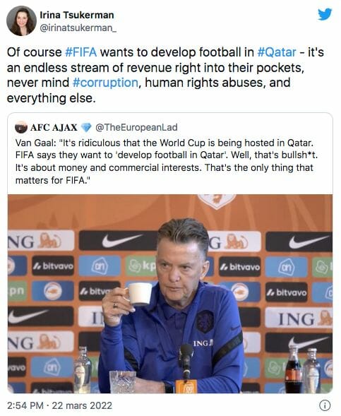 L'organisation non gouvernementale internationale Human Rights Watch a alerté les autorités. Des abus et des conditions proches de l'esclavage toucheraient les travailleurs embauchés pour construire les infrastructures de la coupe du monde de football de la FIFA au Qatar.