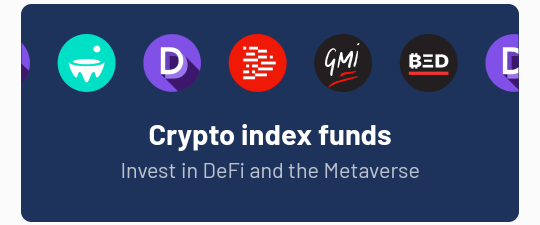 Kryptowährungs-Indexfonds sind eine Möglichkeit, in mehr verschiedene Kryptowährungen zu investieren, wie sie in ETFs zu finden sind. 