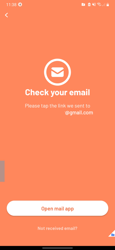 Argent sendet Ihnen eine E-Mail, um Ihr Konto zu bestätigen
