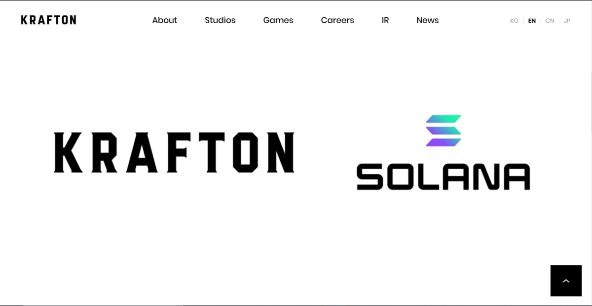 Annonce du partenariat entre Solana et Krafton