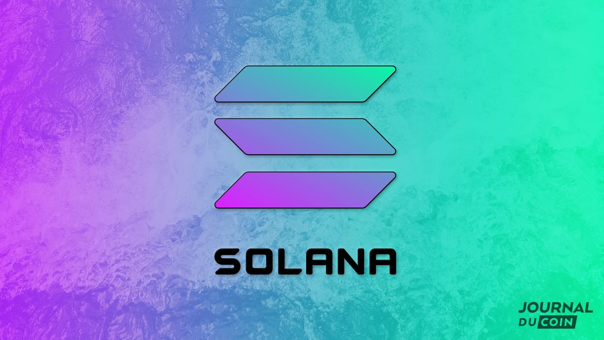 Logo de la blockchain Solana