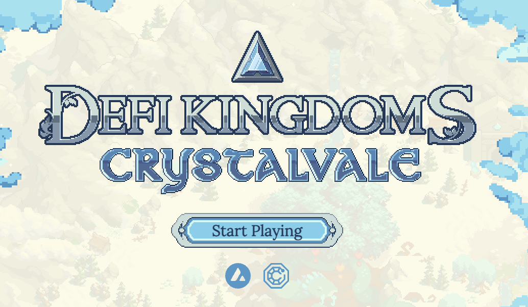 Page d'accueil de Defi Kingdoms Crystalvale
