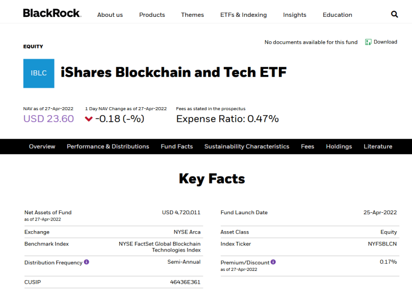 BlackRock lance son ETF Blockchain.