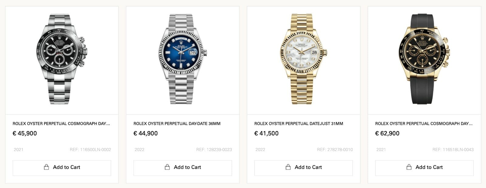 Watches World propose entre autre les célèbres Rolex que vous pourrez acheter en fiat mais aussi avec des cryptomonnaies, dont Bitcoin