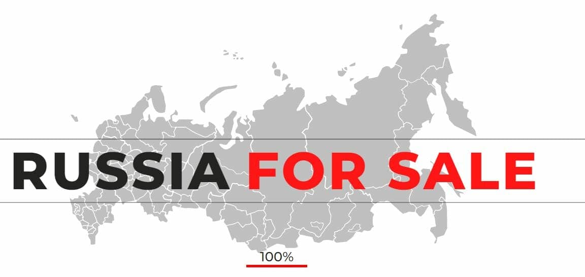 Zur Unterstützung der Ukraine verkauft Livingstone im NFT Grundstücke in der Region Russland.
