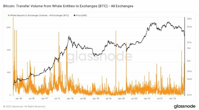 Débot de Bitcoin par les baleines sur les bourses d'échanges de cryptomonnaies
