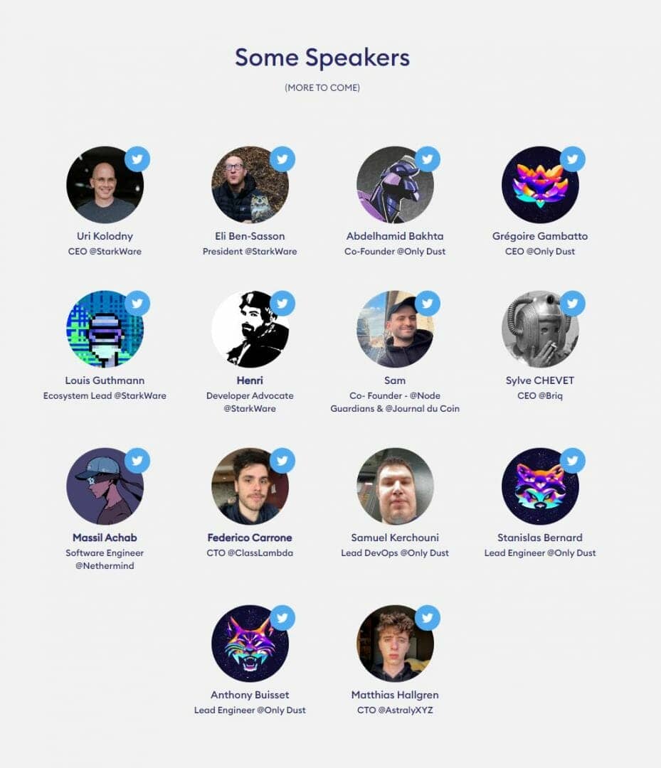 The speakers of the conference organized by the local newspaper are specialists in Starknet and other major projects in the crypto ecosystem