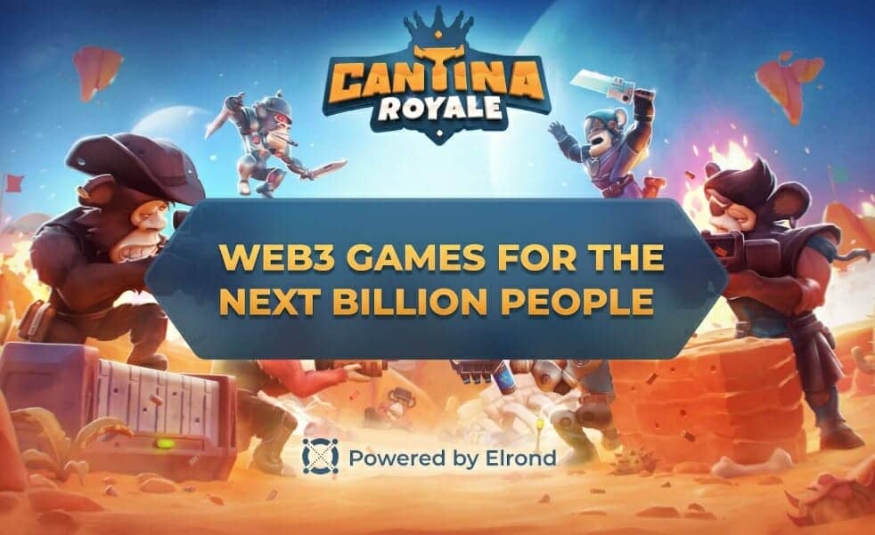 Cantina Royale, un jeu de tir et d'arcade NFT dans lequel vous incarnez un pirate ou mercenaire à l'effigie de singe pour piller des trésors et accumuler des token CRT