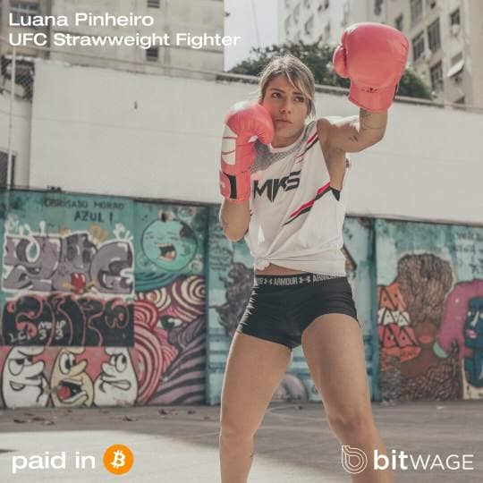 Bitcoin : salaire en BTC pour Luana Pinheiro.