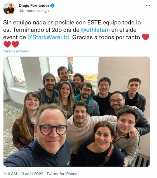 Tweet de Diego Fernàndez