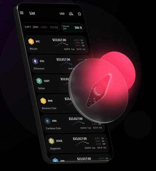 With the tracker, you can track cryptocurrencies, waiting for the right moment to get them