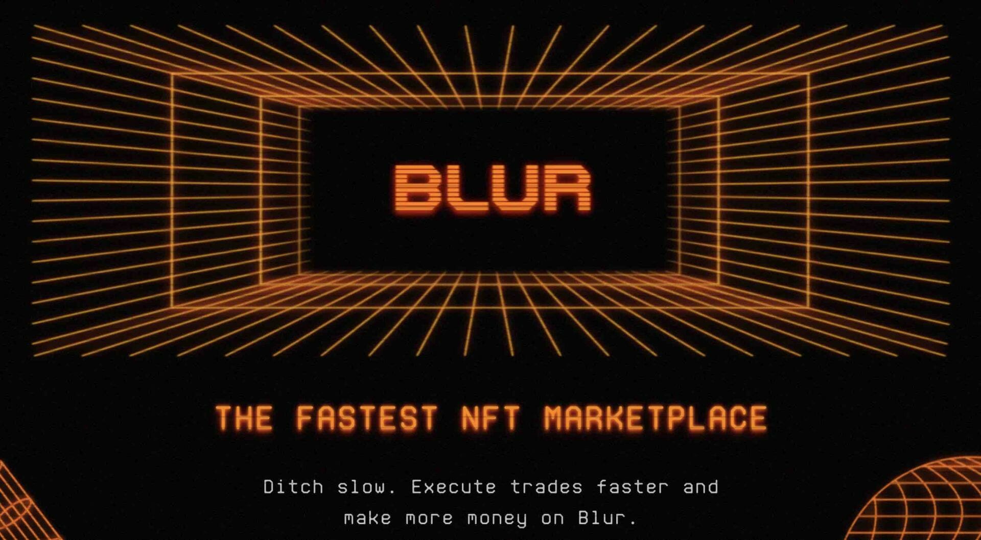Page de présentation de la nouvelle marketplace de professionnels Blur.