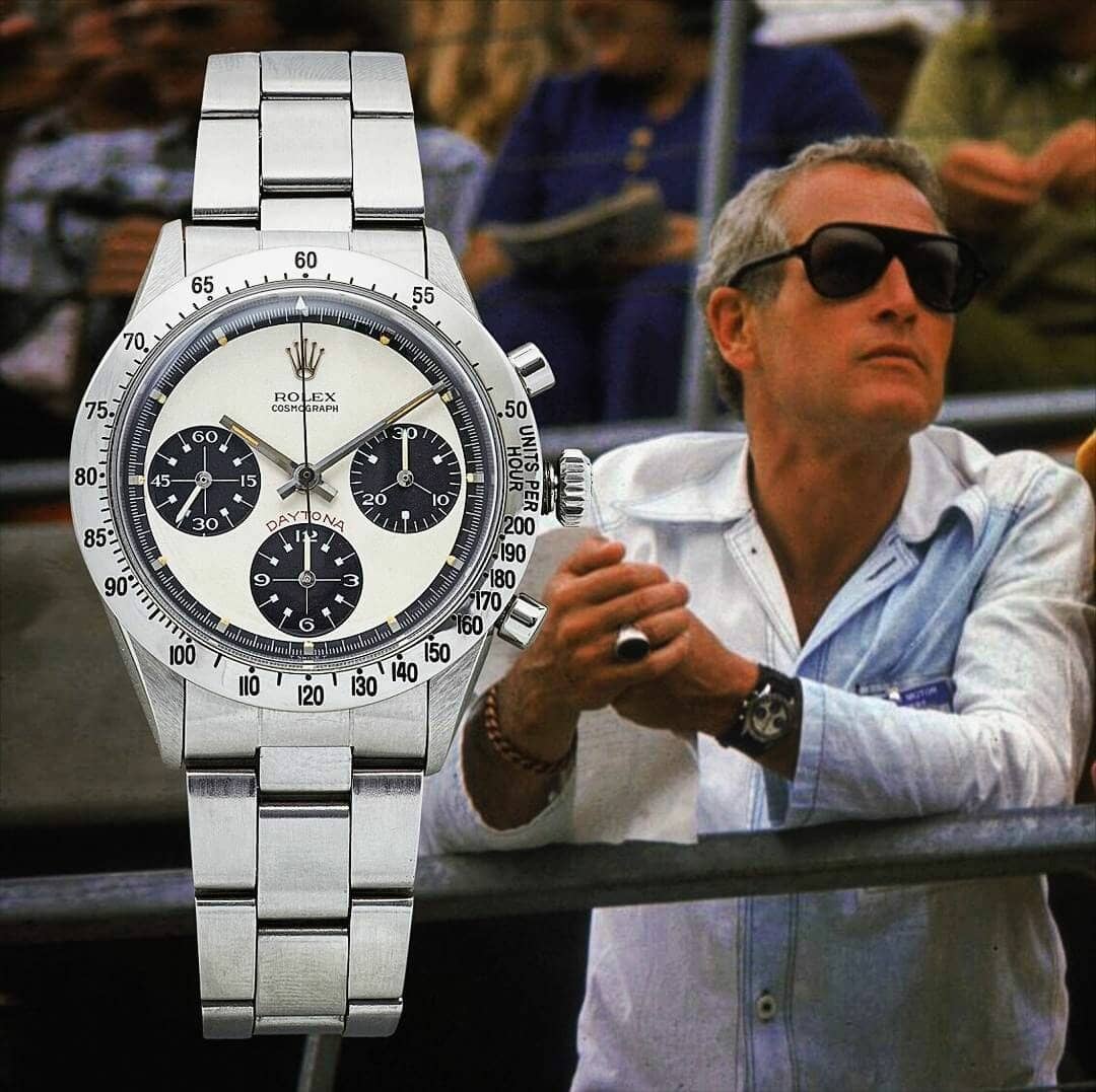 Paul Newman and his Rolex Daytona watch