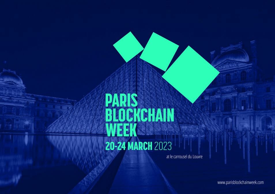 Le Paris Blockchain Week Summit à Paris du 20 au 23 mars 2023.