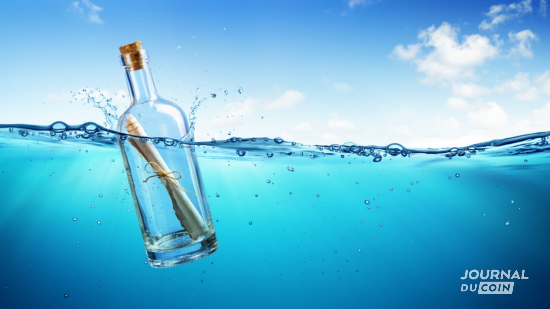 bouteille à la mer lancée par les particuliers pour sauver leur épargne