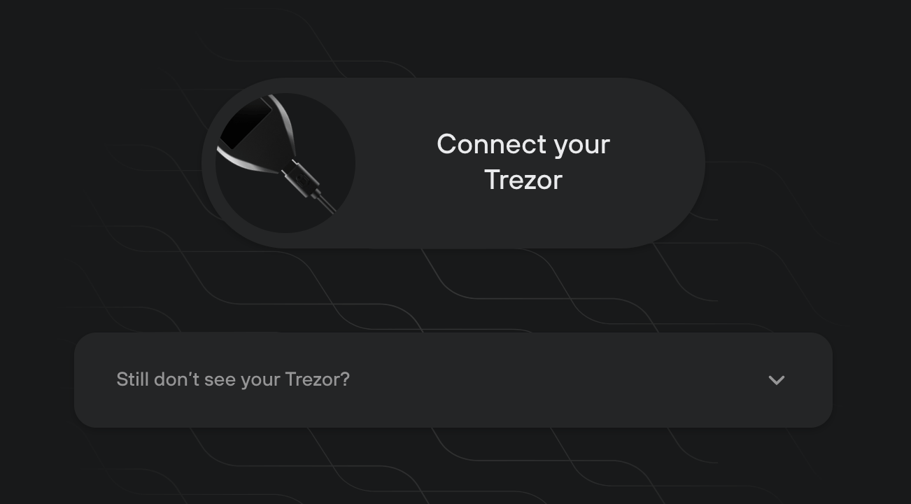 Connectez votre portefeuille matériel Trezor 