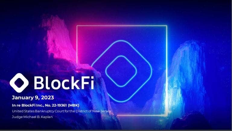 Présentation sur la faillite de BlockFi