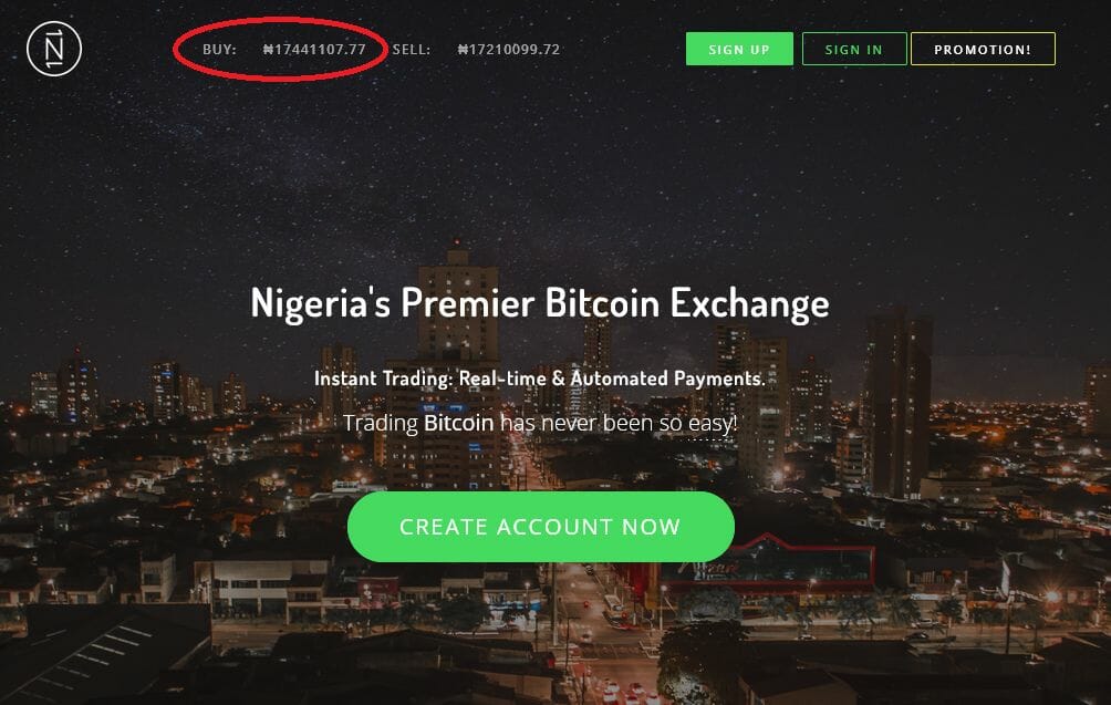 Le cours du bitcoin au Nigéria explose de 65% par rapport au prix spot mondial.